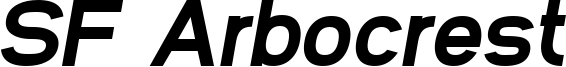 SF Arborcrest Heavy Oblique.ttf
