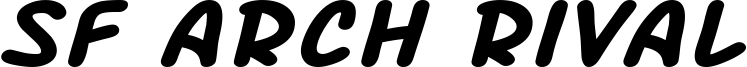 SF Arch Rival Extended Bold Italic.ttf