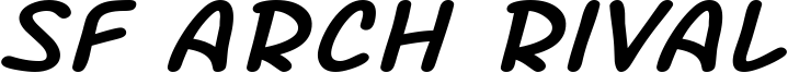 SF Arch Rival Extended Italic.ttf