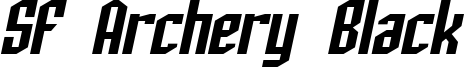 SF Archery Black Oblique.ttf