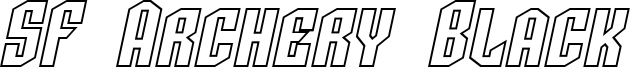 SF Archery Black SC Outline Oblique.ttf