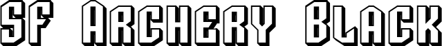 SF Archery Black SC Shaded.ttf