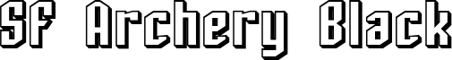 SF Archery Black Shaded.ttf