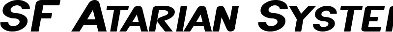 SF Atarian System Extended Bold Italic.ttf