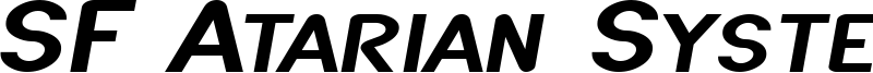 SF Atarian System Extended Italic.ttf