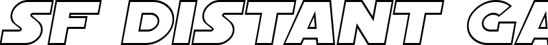 SF Distant Galaxy Outline Italic.ttf