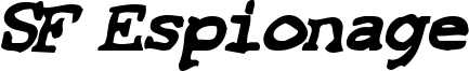 SF Espionage Heavy Oblique.ttf