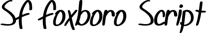 SF Foxboro Script Bold.ttf
