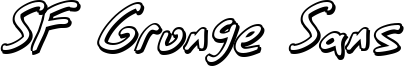SF Grunge Sans Shadow Italic.ttf