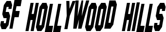 SF Hollywood Hills Condensed Italic.ttf