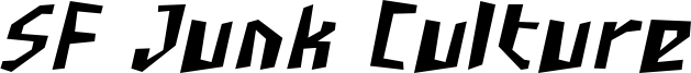 SF Junk Culture Condensed Oblique.ttf