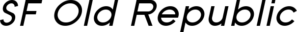 SF Old Republic Italic.ttf