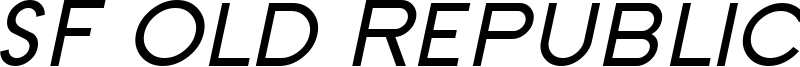 SF Old Republic SC Italic.ttf