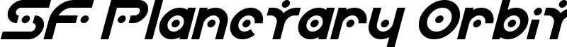 SF Planetary Orbiter Italic.ttf