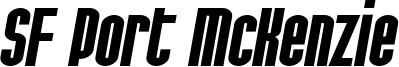 SF Port McKenzie Extended Bold Italic.ttf