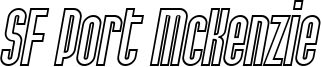 SF Port McKenzie Outline Italic.ttf