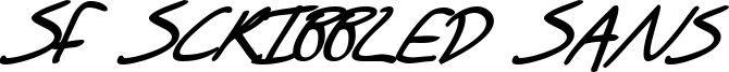 SF Scribbled Sans SC Bold Italic.ttf