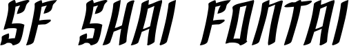 SF Shai Fontai Bold Oblique.ttf