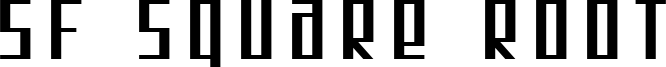 SF Square Root Extended.ttf
