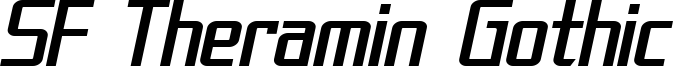 SF Theramin Gothic Condensed Oblique.ttf