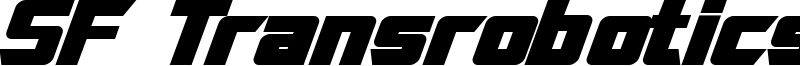 SF TransRobotics Bold Italic.ttf