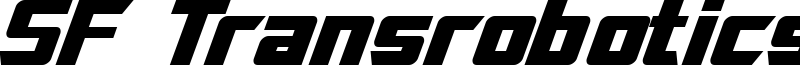 SF TransRobotics Italic.ttf