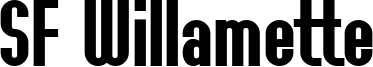 SF Willamette Bold.ttf