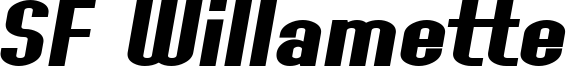 SF Willamette Extended Bold Italic.ttf