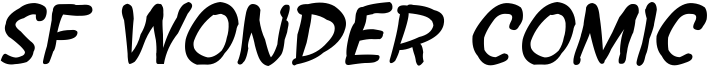 SF Wonder Comic Blotch Italic.ttf