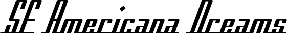 SF Americana Dreams Font
