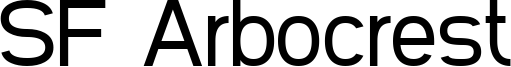 SF Arbocrest Font