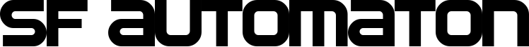 SF Automaton Font