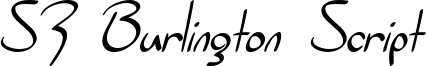 SF Burlington Script Font