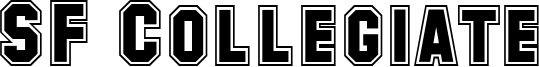 SF Collegiate Font