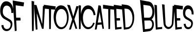 SF Intoxicated Blues Font