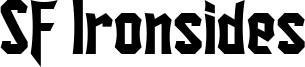 SF Ironsides Font