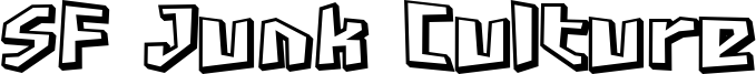 SF Junk Culture Font