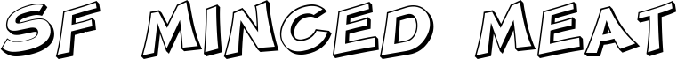 SF Minced Meat Font