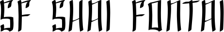 SF Shai Fontai Font