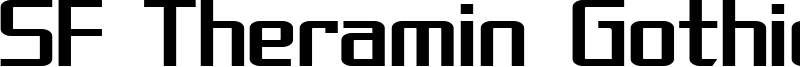 SF Theramin Gothic Font
