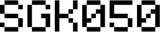 SGK050 Font