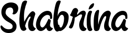 Shabrina Font