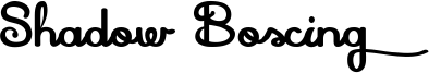 Shadow Boxing Font