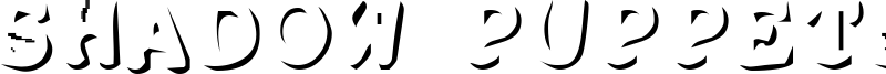 Shadow Puppets Font