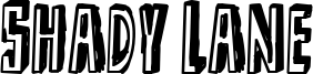 Shady Lane Font