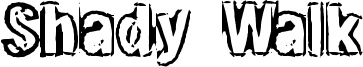 Shady Walk Font