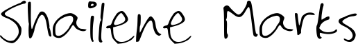 Shailene Marks Font