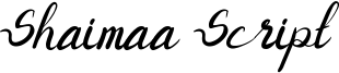 Shaimaa Script Font
