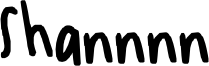 Shannnn Font