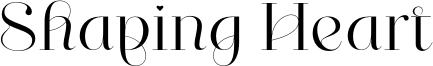 Shaping Heart Font